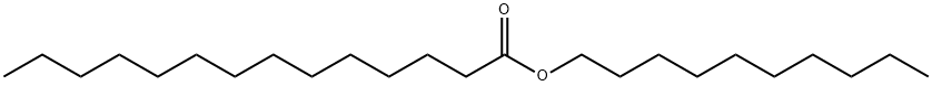 decyl myristate Structure