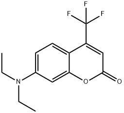 7-DIETHYLAMINO-4-(TRIFLUOROMETHYL)COUMARIN Structure