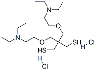 2,2-Bis((2-(diethylamino)ethoxy)methyl)-1,3-propanedithiol dihydrochlo ride Structure