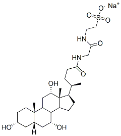 Sodium tauroglycocholate  구조식 이미지