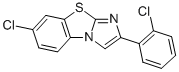 7-CHLORO-2-(2-CHLOROPHENYL)IMIDAZO[2,1-B]BENZOTHIAZOLE Structure