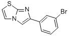 6-(3-BROMO-PHENYL)-IMIDAZO[2,1-B]THIAZOLE Structure