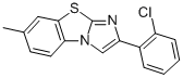 2-(2-CHLOROPHENYL)-7-METHYLIMIDAZO[2,1-B]BENZOTHIAZOLE Structure