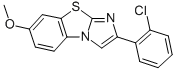 2-(2-CHLOROPHENYL)-7-METHOXYIMIDAZO[2,1-B]BENZOTHIAZOLE Structure