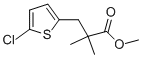 methyl 3-(5-chlorothiophen-2-yl)-2,2-dimethylpropanoate Structure