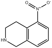 5-NITRO-1,2,3,4-TETRAHYDRO-ISOQUINOLINE HYDROCHLORIDE Structure