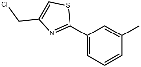 4-(CHLOROMETHYL)-2-(3-METHYLPHENYL)-1,3-THIAZOLE Structure