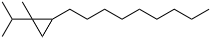 1-Methyl-1-(1-methylethyl)-2-nonylcyclopropane Structure