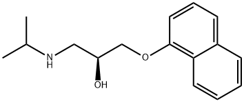 (S)-1-(isopropylamino)-3-(naphthyloxy)propan-2-ol Structure