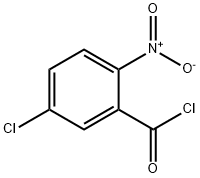 5-클로로-2-니트로-벤조일클로라이드 구조식 이미지