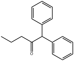 1,1-DIPHENYL-PENTAN-2-ONE Structure