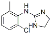 N-(2-Chloro-6-methylphenyl)-4,5-dihydro-1H-imidazole-2-amine 구조식 이미지