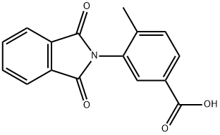 3-(1,3-dioxo-1,3-dihydro-2H-isoindol-2-yl)-4-methylbenzoic acid 구조식 이미지