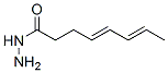 4,6-Octadienoic  acid,  hydrazide,  (4E,6E)- Structure