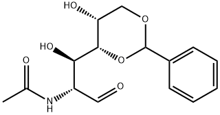 2-Acetamido-4,6-O-benzylidene-2-deoxy-D-galactose 구조식 이미지