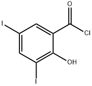 3,5-Diiodosalicyloyl chloride 구조식 이미지