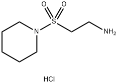 1-[(2-AMINOETHYL)SULFONYL]-PIPERIDINE HYDROCHLORIDE Structure