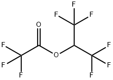 1,1,1,3,3,3-Hexafluoroisopropyl trifluoroacetate Structure