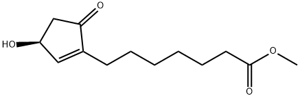 METHYL (S)-(-)-3-HYDROXY-5-OXO-1-CYCLOPENTENE-1-HEPTANOATE 구조식 이미지
