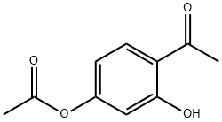 4-ACETYL-3-HYDROXYPHENYL ACETATE Structure