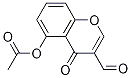 3-forMyl-4-oxo-4H-chromMen-5-일아세테이트 구조식 이미지