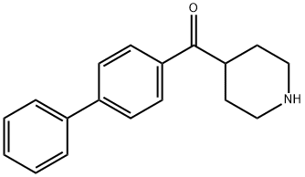 BIPHENYL-4-YL-PIPERIDIN-4-YL-METHANONE Structure