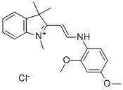 3H-인돌리움, 2-(2-((2,4-다이메톡시페닐)아미노)에테닐]-1,3,3-트라이메틸- 및 그 염류, 염모제로 사용될때 구조식 이미지