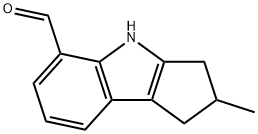 Cyclopent[b]indole-5-carboxaldehyde, 1,2,3,4-tetrahydro-2-methyl- (9CI) Structure
