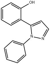 1-페닐-1H-5-(2'-하이드록시페닐)피라졸 구조식 이미지