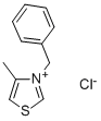 3-벤질-4-메틸티아졸륨염화물 구조식 이미지