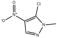 5-chloro-1-Methyl-4-nitro-1H-pyrazole 구조식 이미지