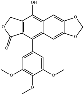 Tetradehydropodophyllotoxin  Structure