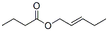 (E)-pent-2-enyl butyrate Structure