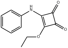 3-아닐리노-4-에톡시사이클로-3-엔-1,2-디온 구조식 이미지