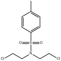 N,N-BIS(2-CHLOROETHYL)-P-TOLUENESULFONAMIDE 구조식 이미지