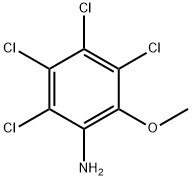 2,3,4,5-테트라클로로-6-메톡시벤젠아민 구조식 이미지