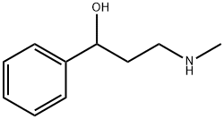 3-Hydroxy-N-methyl-3-phenyl-propylamine 구조식 이미지