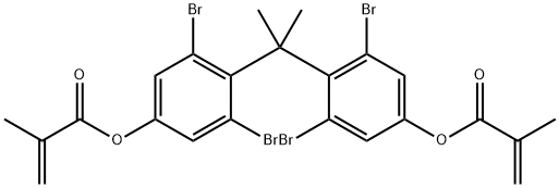2,2′,6,6′-테트라브로모비스페놀“A”디메타크릴레이트 구조식 이미지