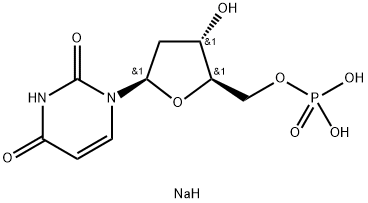 2'-Deoxyuridine 5'-monophosphate disodium salt 구조식 이미지