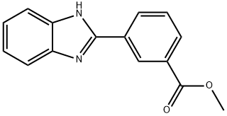 3-(1H-BENZOIMIDAZOL-2-YL)-BENZOIC ACID METHYL ESTER Structure