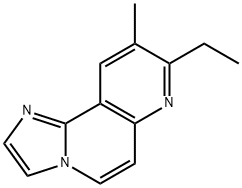 Imidazo[2,1-f][1,6]naphthyridine, 8-ethyl-9-methyl- (9CI) Structure