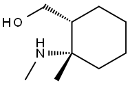 (2-METHYL-CIS-2-METHYLAMINO-CYCLOHEXYL)-METHANOL Structure