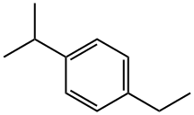 1-에틸-4-이소프로필벤젠 구조식 이미지
