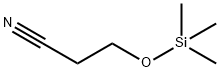 3-(TRIMETHYLSILYLOXY)PROPIONITRILE Structure