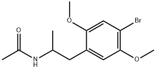 2,5-디메톡시-4-브로모암페타민,N-아세틸 구조식 이미지