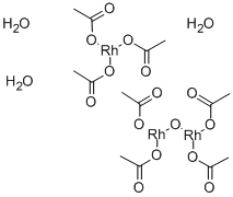Rhodium acetate 구조식 이미지