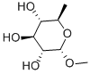 메틸6-데옥시-알파-D-글루코피라노사이드 구조식 이미지