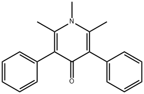 1,2,6-트리메틸-3,5-디페닐-4(1H)-피리디논 구조식 이미지