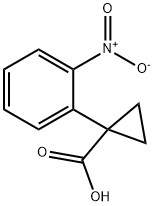 1-(2-NITRO-PHENYL)-CYCLOPROPANECARBOXYLIC ACID Structure