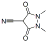 4-Pyrazolidinecarbonitrile,  1,2-dimethyl-3,5-dioxo- Structure